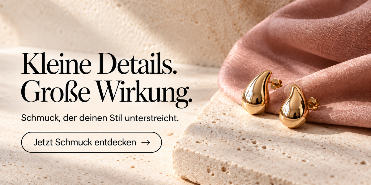 Kleine Details. Große Wirkung. Schmuck, der deinen Stil unterstreicht. Jetzt Schmuck entdecken.