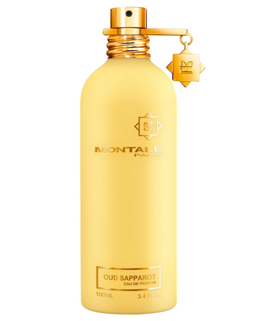 Montale Oud Sapparot – Flakon auf weißem Hintergrund