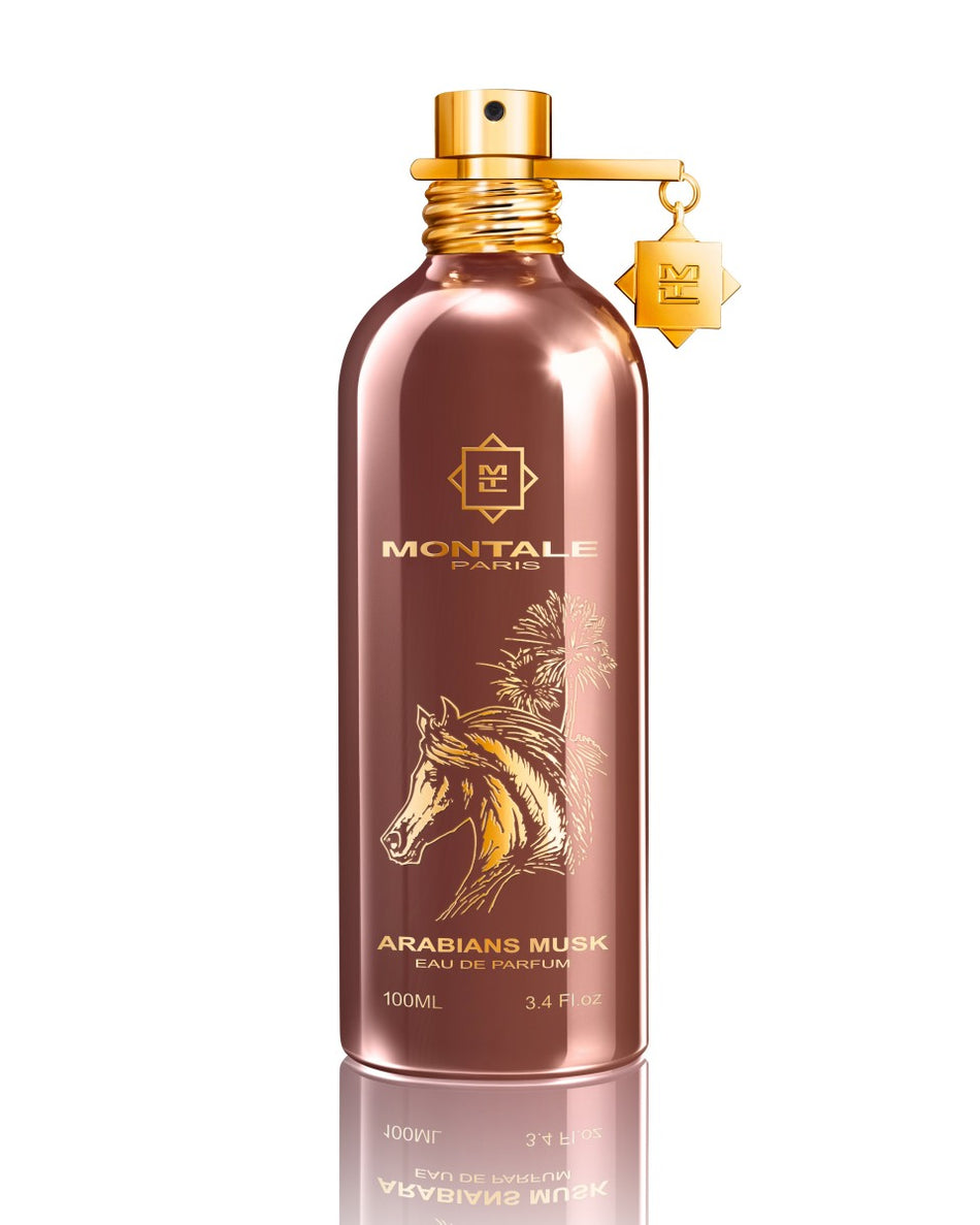 Montale Arabians Musk – Flakon auf weißem Hintergrund